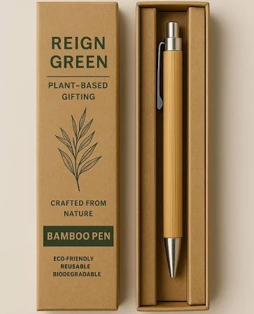 Eco-Friendly Bamboo Pen – Reusable &  Biodegradable